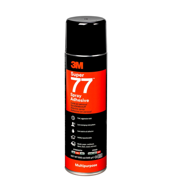 Klej w sprayu Super 77 500ml - 3M