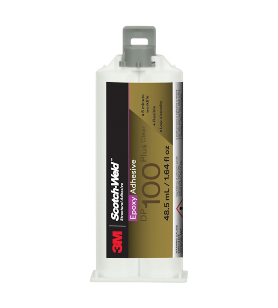Klej dwuskladnikowy epoksydowy Scotch-Weld DP100 Plus 50ml przezroczysty - 3M