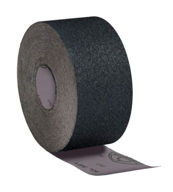 Płótno ścierne w rolce KL 381 J 150mm x 50m P80