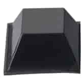 Nakładki ochronne Bumpon SJ5018 12,7mm x 5,8mm kwadratowe zwężane z płaskim wykończeniem czarne - 3M