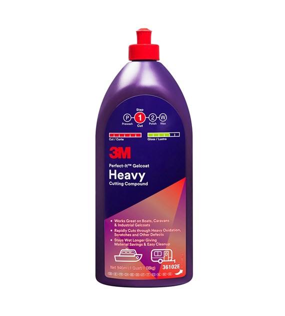 Środek polerski do żelkotu grubościerny Perfect-It 36102E 946 ml - 3M