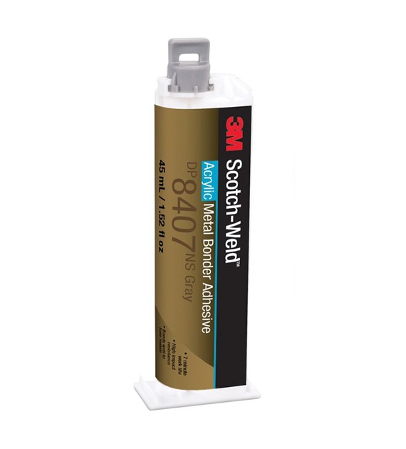 Klej dwuskladnikowy akrylowy Scotch-Weld DP8407 45ml szary - 3M