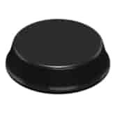 Nakładki ochronne Bumpon SJ5780 20mm x 5mm cylindryczno-płaskie wykończenie czarne - 3M
