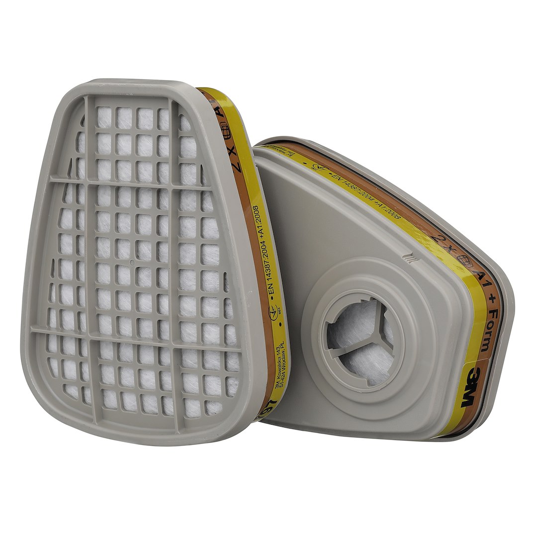 Filtr 6075 zapewniający ochronę przed gazami i parami A1 + formaldehyd - 3M