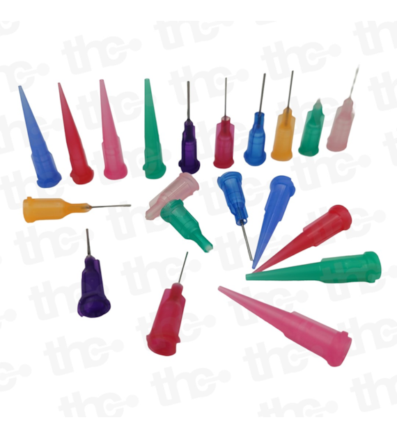 Igła dozująca stożkowa niebieska