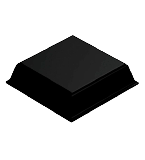 Nakładki ochronne Bumpon SJ5007 10,4mm x 2,5mm kwadratowe zwężane z płaskim wykończeniem czarne - 3M