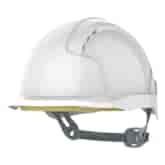 Kask ochronny EVOLite wentylowany regulacja paskiem przesuwnym biały - JSP