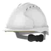 Kask ochronny EVO3 wentylowany regulacja śrubowa biały - JSP