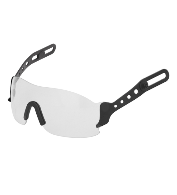 Okulary ochronne zintegrowane z hełmami Evolution przezroczyste - JSP