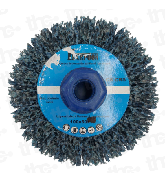 Szczotka z włókniny 100mm x 50mm x M14 SX CRS BLUE