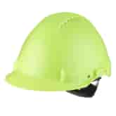 Kask ochronny G3000 wskaźnik Uvicator regulacja śrubowa wentylowany opaska przeciwpotna z tworzywa sztucznego o zwiększonej widzialności G3000NUV-GB - 3M