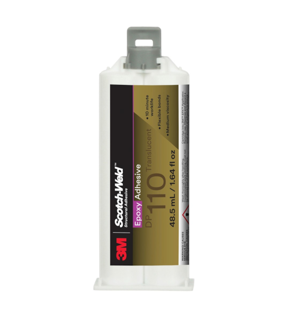 Klej dwuskladnikowy epoksydowy Scotch-Weld DP110 48,5ml przezroczysty - 3M