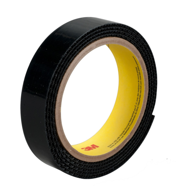 Rzep pętelkowy SJ3527N 16mm x 45,7m 4,4mm czarny - 3M