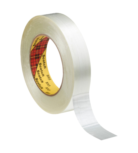 Wytrzymała taśma wzmacniana włóknem Scotch 895 12mm x 50m przezroczysta - 3M