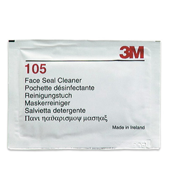 Ściereczki czyszczące do uszczelnienia części twarzowej maski wielokrotnego użytku 105 - 3M