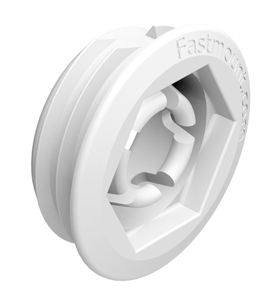 Niskoprofilowy klips żeński samogwintujący LP-F8 do montażu paneli LP - Fastmount