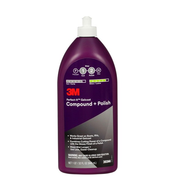 Pasta polerska Perfect-It 30344E do żelkotu 946ml - 3M