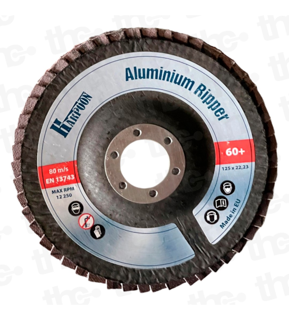 Ściernica listkowa lamelka 125x22 P60 uchylna do aluminium