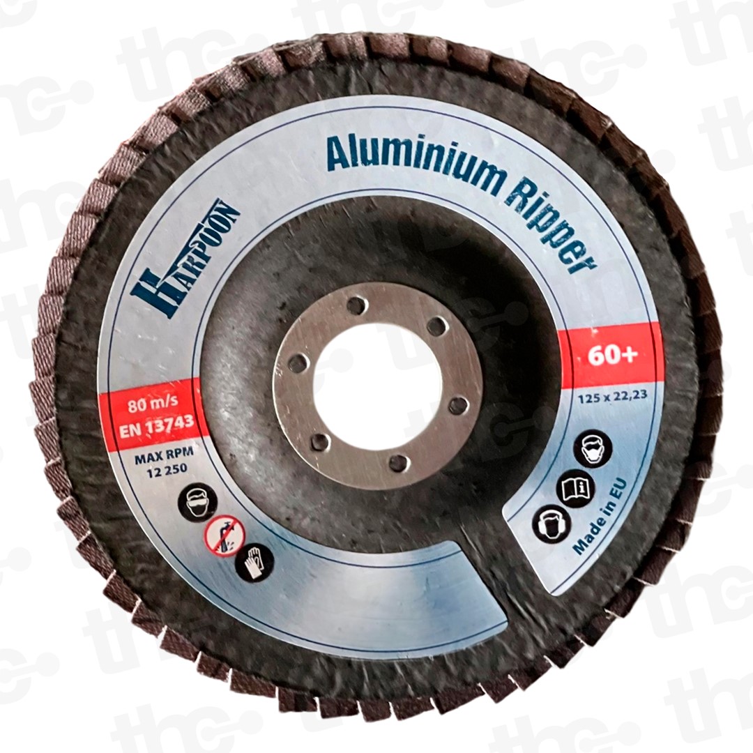 Ściernica listkowa lamelka 125x22 P60 uchylna do aluminium
