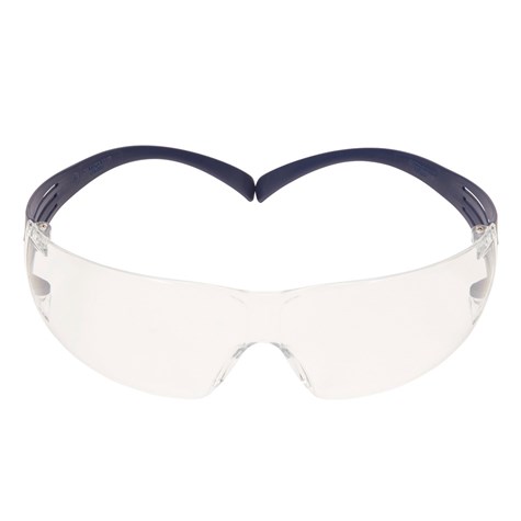 Okulary ochronne SecureFit 200 powłoka odporna na zaparowanie/zarysowanie Scotchgard (K i N) niebieskie oprawki przezroczyste soczewki SF201SGAF-BLU-EU - 3M