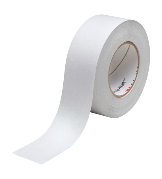 Taśma antypoślizgowa serii 200 25mm x 18,3m drobna granulacja biała - 3M