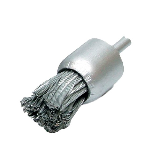 Szczotka pędzelkowa z trzpieniem 25mm trzpień 6mm linka - Szczotex