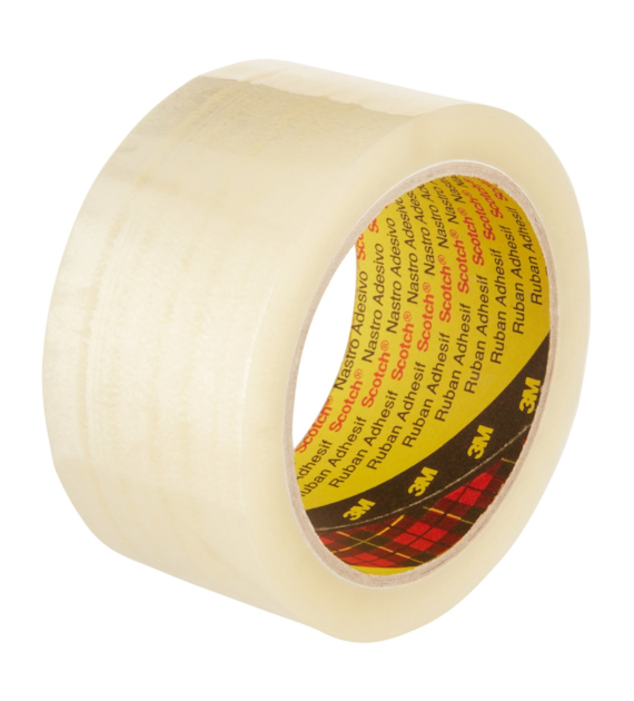 Taśma pakowa Scotch 371 75mm x 66m przezroczysta - 3M