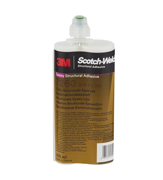 Klej epoksydowy Scotch-Weld 7260 część B/A FC NS 400ml czarny - 3M