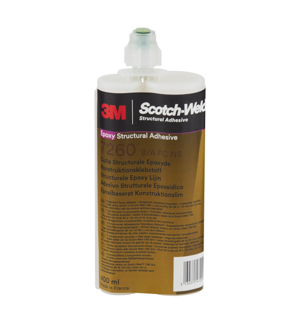 Klej epoksydowy Scotch-Weld 7260 część B/A FC NS 400ml czarny - 3M