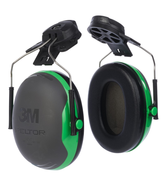 Nauszniki przeciwhałasowe PELTOR nahełmowe SNR = 27dB zielone X1P3 - 3M