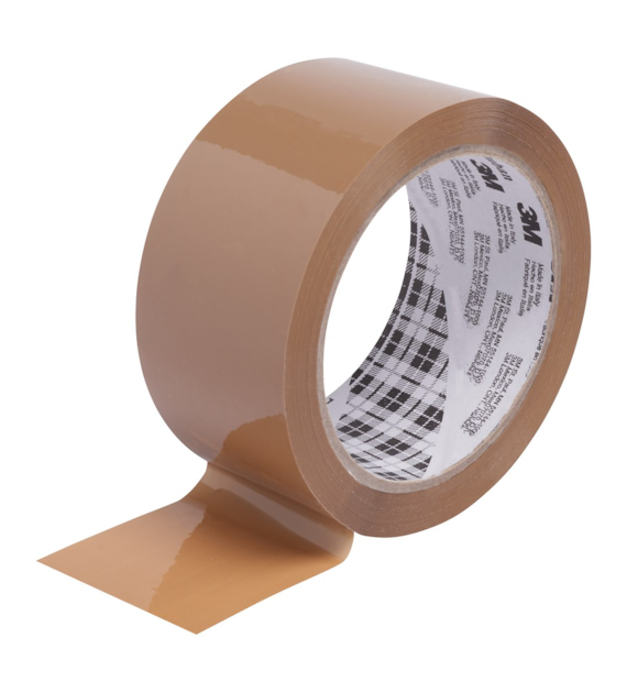 Taśma pakowa Tartan 369 Hot-Melt 48 mm x 66 m gr. 0.043 mm brązowa - 3M