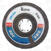 Ściernica listkowa lamelka  cyrkonowa blue 125mm x 22mm T29 uchylna P40