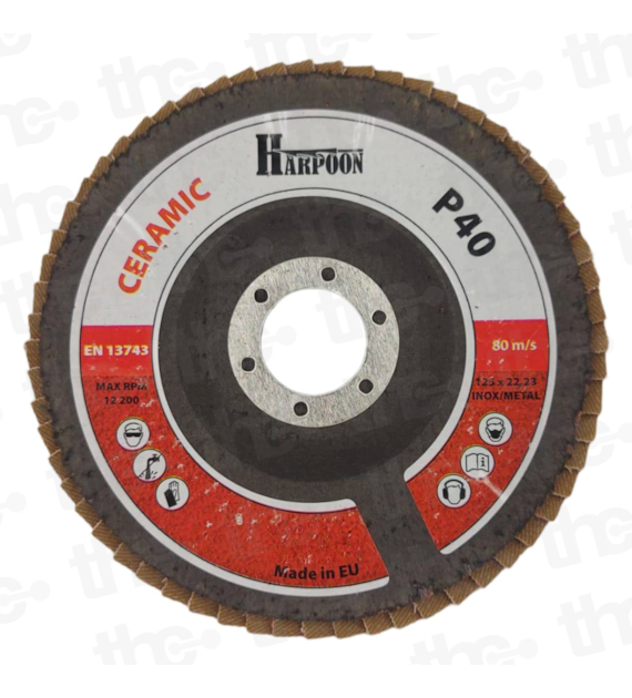 Ściernica listkowa lamelka ceramiczna Red 125 x22,23 gr. 40 uchylna