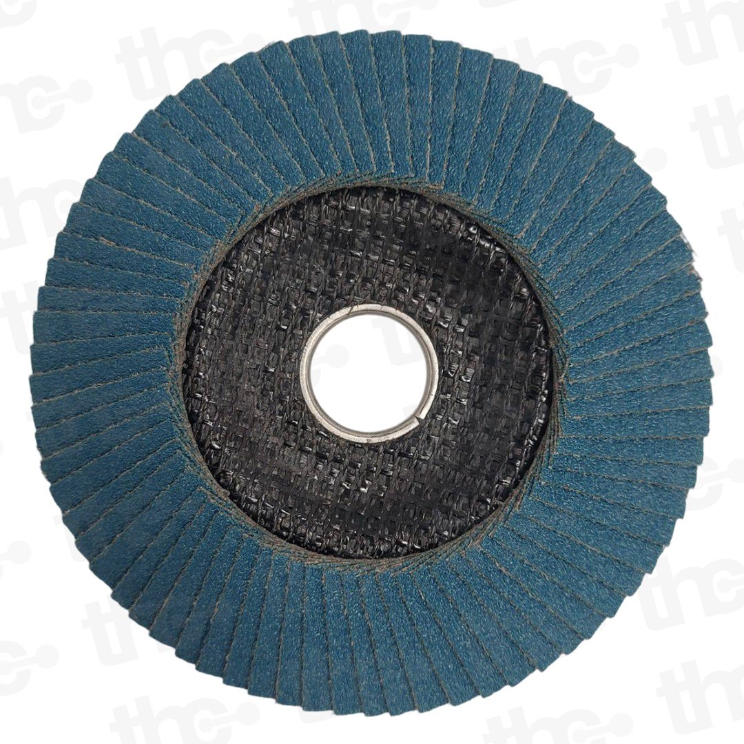 Ściernica listkowa 125mm x 22mm cyrkonowa Zircon Blue P80 uchylna