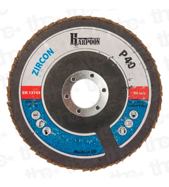 Ściernica listkowa lamelka Zircon 125 x22,23 gr. 40 T29 uchylna