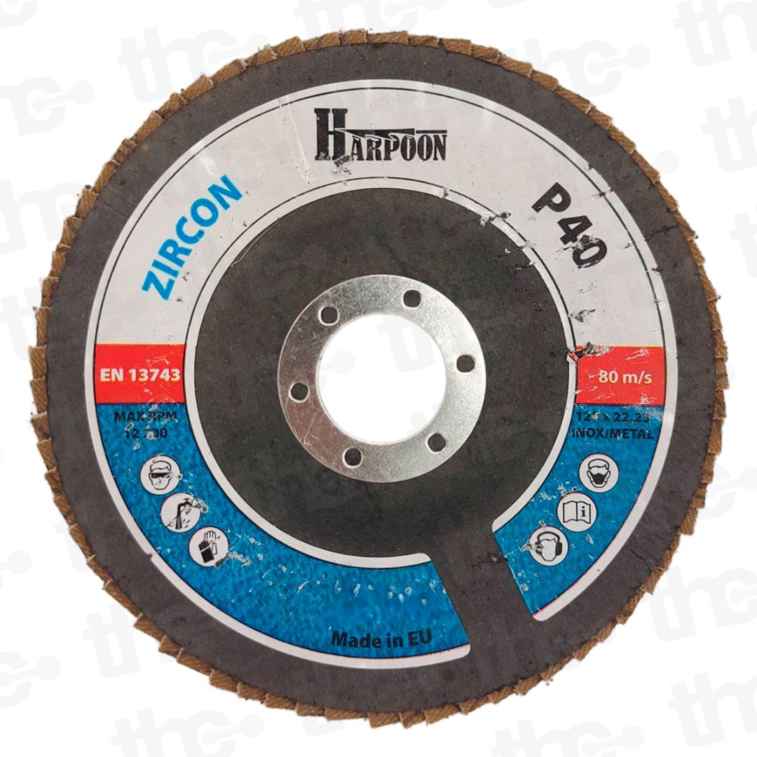 Ściernica listkowa lamelka Zircon 125 x22,23 gr. 40 T29 uchylna