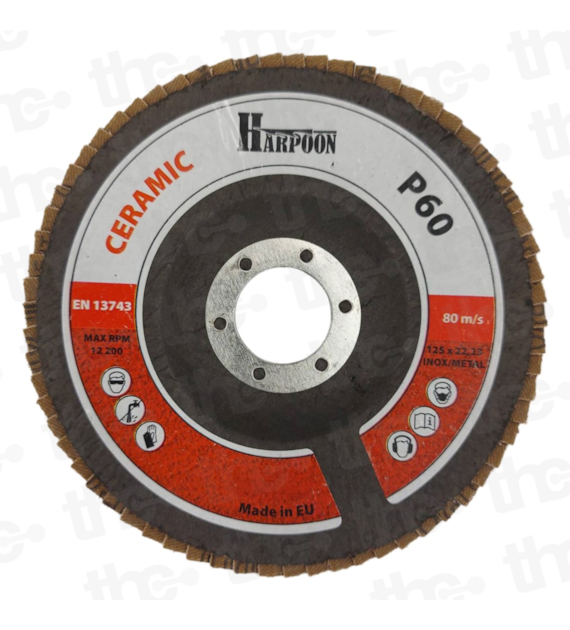 Ściernica listkowa lamelka ceramiczna Red 125 x22,23 gr. 60  uchylna