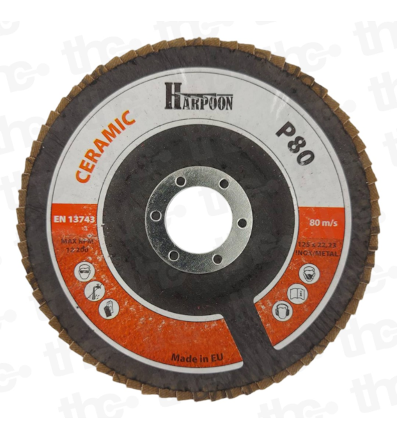 Ściernica listkowa lamelka ceramiczna Red 125 x22,23 gr. 80 uchylna