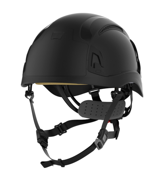 Kask ochronny EVO ALTA z wentylacją regulacja śrubowa czarny - JSP