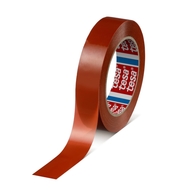 Taśma pakowa strappingowa 4287 50mm x 66mm EU PV10 pomarańczowa - Tesa