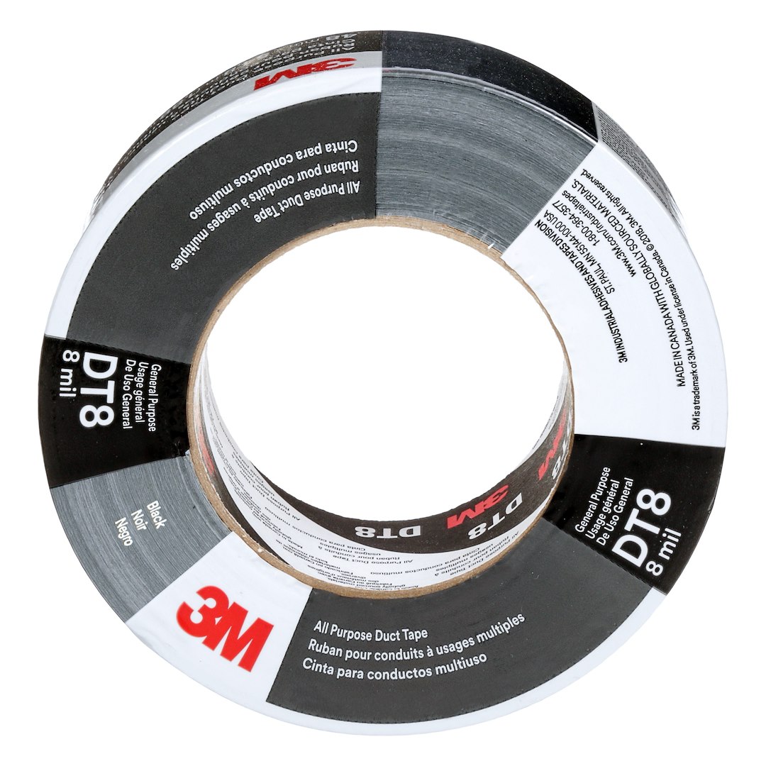 Uniwersalna taśma naprawcza DT8 48mm x 23m, 0.2mm,  czarna - 3M