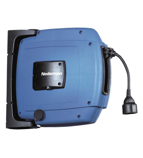 Zwijacz przewodu elektrycznego C30 z gniazdem IP44 230V przewód 17m - Nederman