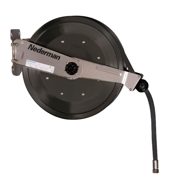 Antykorozyjny zwijacz węża do wody pod wysokim ciśnieniem 888 3/8  (10mm) przewód 15m - Nederman