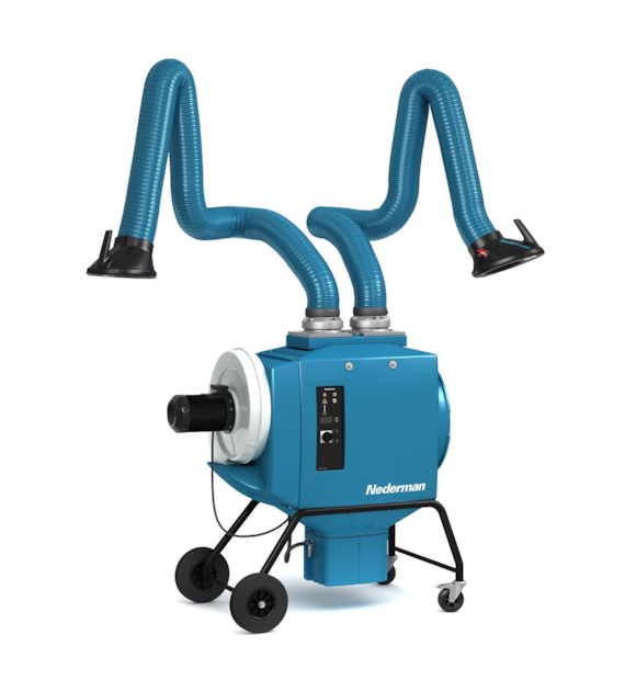 Odpylacz mobilny urządzenie filtrujące FilterBox Twin automatyczne oczyszczanie filtra - Nederman