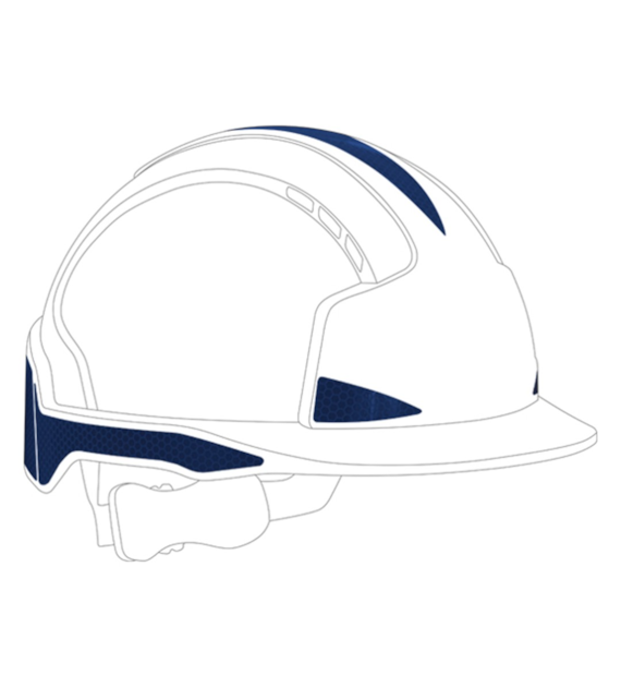 Zestaw naklejek odblaskowych kolor niebieski do EVOLite Opakowanie 10 sztuk  - JSP