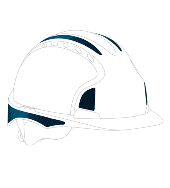 Zestaw naklejek odblaskowych kolor niebieski do EVO2 EVO3 Opakowanie 10 sztuk - JSP