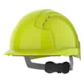 Kask ochronny EVOLite wentylowany regulacja na pokrętło śrubowa HI-VIS żółty - JSP