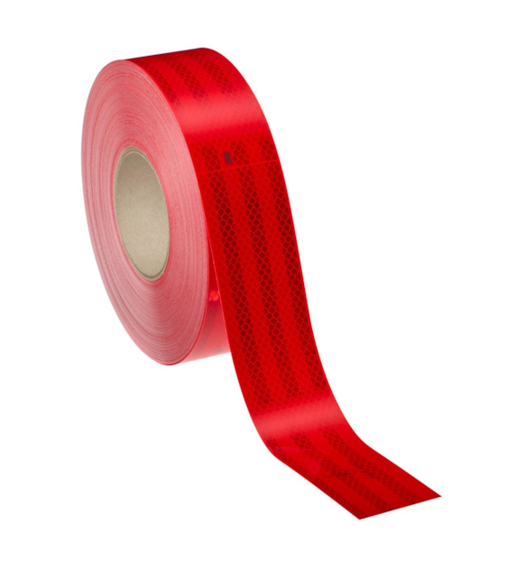 Taśma odblaskowa konturowa Diamond Grade 983-72 do oznakowania pojazdów 53,5mm x 1mb czerwona - 3M