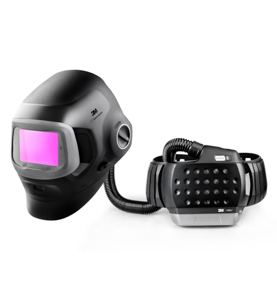 Przyłbica spawalnicza Speedglas G5-03 Pro Air z automatycznym filtrem spawalniczym G5-01/03VC i systemem Adflo PAPR 637730