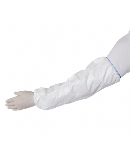Zarękawki ochronne Tyvek 500 białe ze ściągaczami dł.50cm